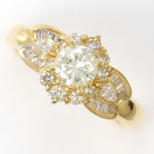 18K Yellow Gold Diamond Ring for Women - Elegant Yellow Diamond Jewelry for Engagement, Wedding, Anniversary & Special Occasions