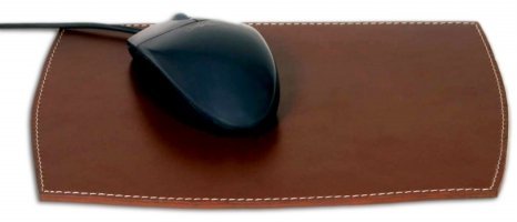 Premium Rustic Leather Mouse Pad for Office & Gaming - Handmade Genuine Leather Desk Mat for Computers & Laptops - Perfect for Work, Gaming & Home Office Use