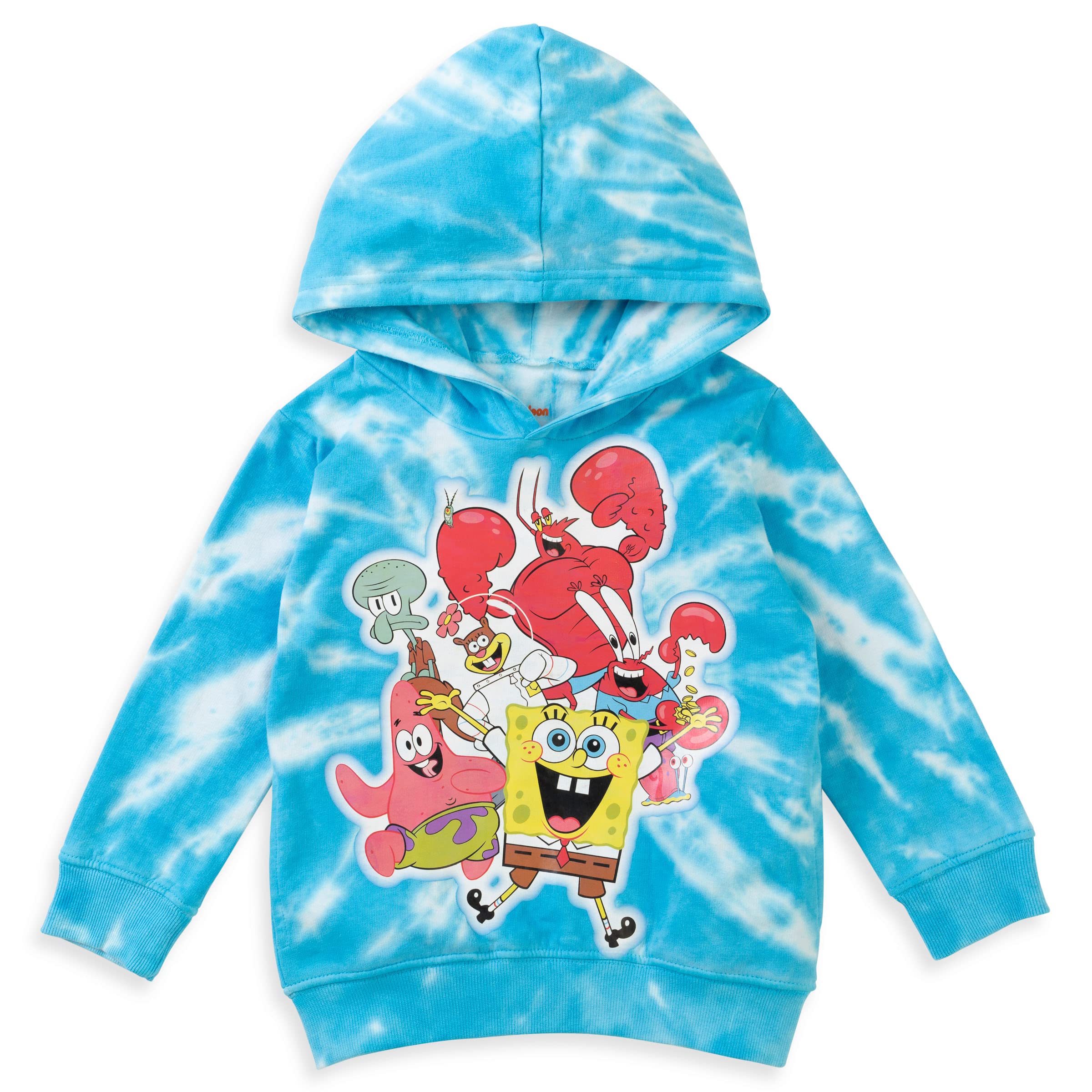 SpongeBob SquarePants Cartoon Character Hoodie - Squidward, Plankton & Patrick Design for Toddler to Big Kid | Soft Cotton Pullover for Kids' Playdates, Birthday Parties & Cartoon Lovers