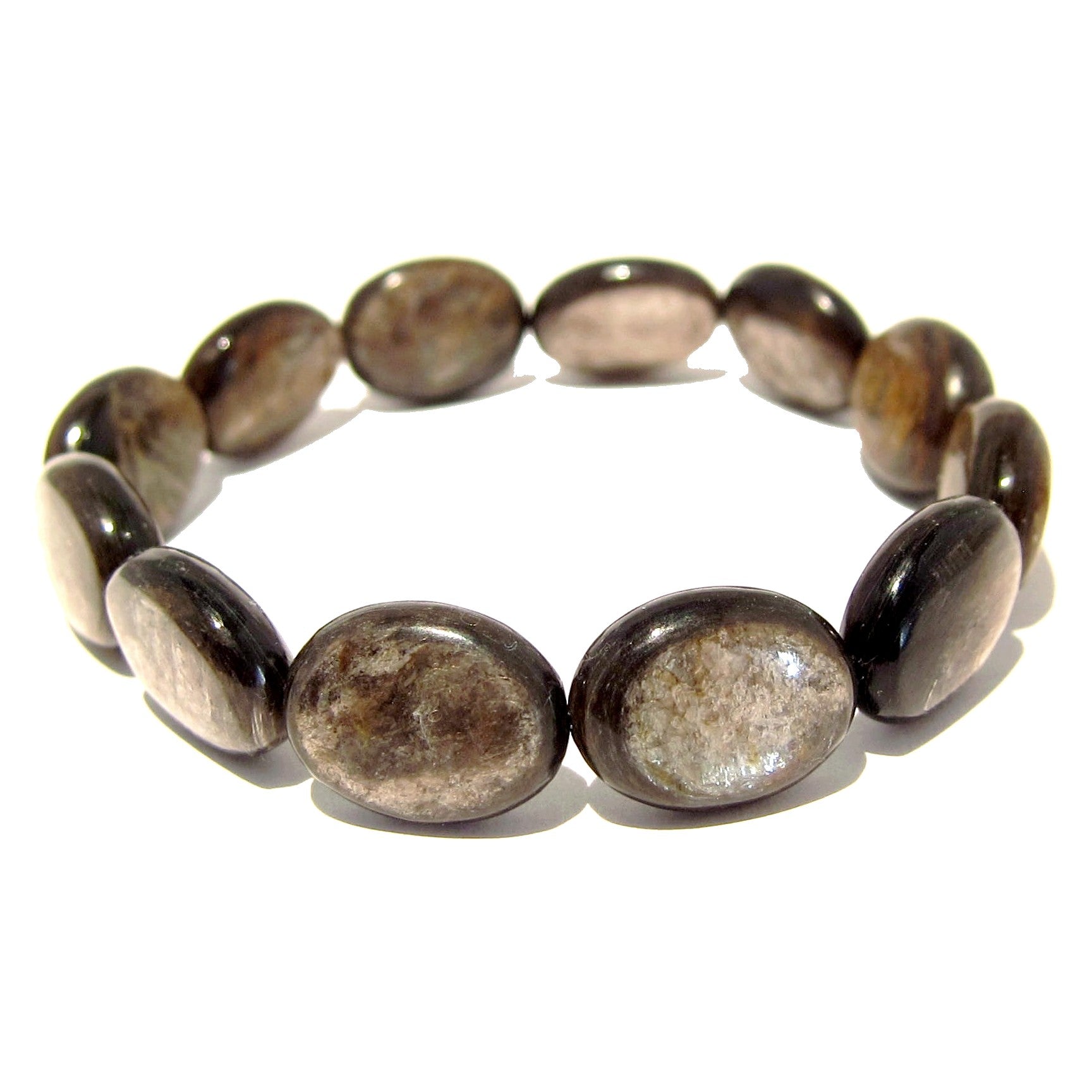 Golden Glisten Mica Bracelet - Elegant Gemstone Jewelry for Women, Perfect for Parties, Weddings & Everyday Wear