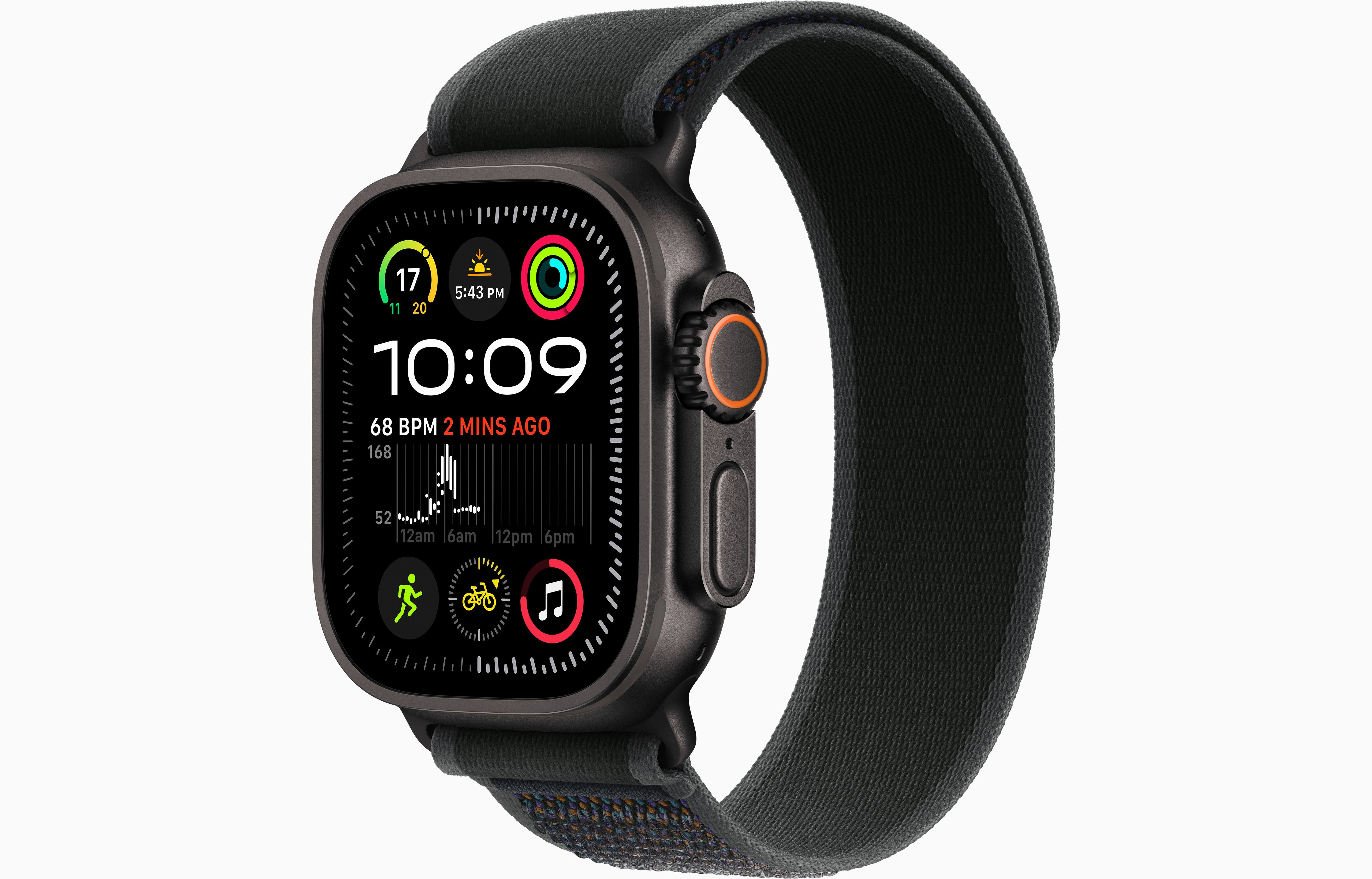Apple Watch Ultra 2 - GPS + Cellular Smartwatch with Advanced Fitness Tracking & Heart Rate Monitor - Perfect for Outdoor Adventures, Workouts & Daily Wear