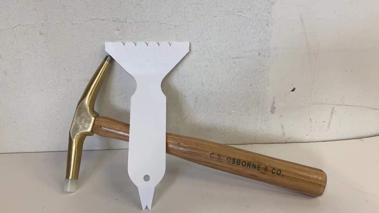 Decorative Copper Plated Flat Head Nails - C.S. Osborne & Co. No. 6940-CP - 7/16