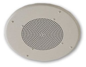 Valcom Clarity 25/70V 8-Inch Ceiling Speaker - High-Quality Commercial Audio System for Background Music, Paging & Announcements in Offices, Schools, and Retail Stores
