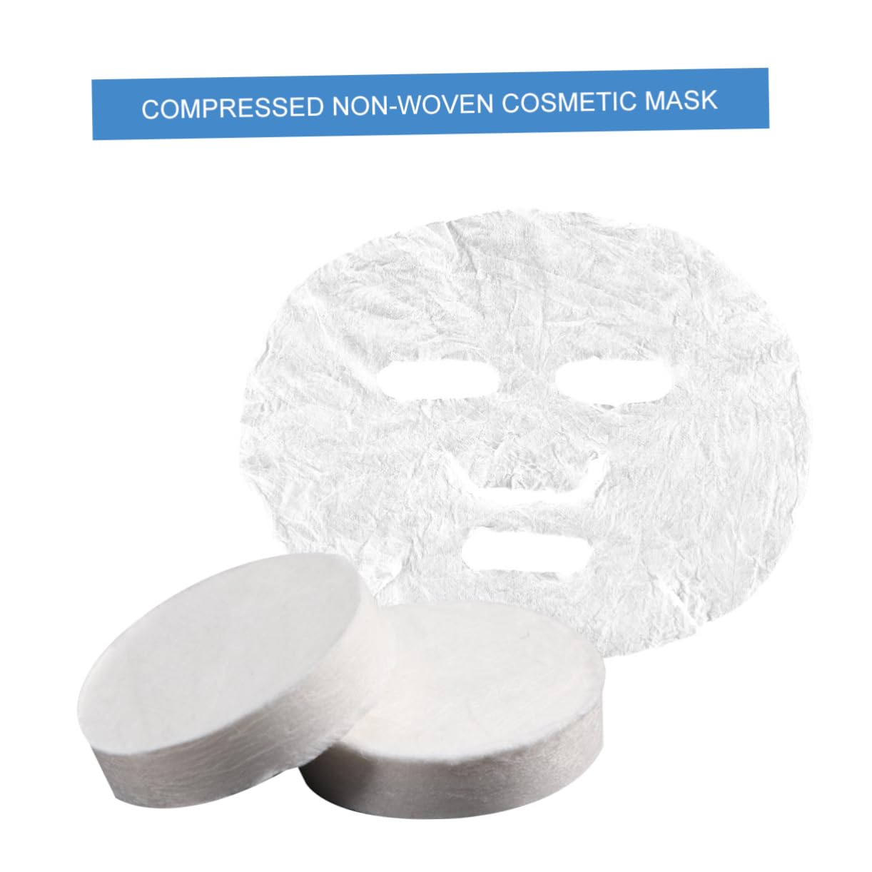 100pcs Compressed Face Masks for Women - DIY Skincare & Makeup Removal - Travel & Home Use