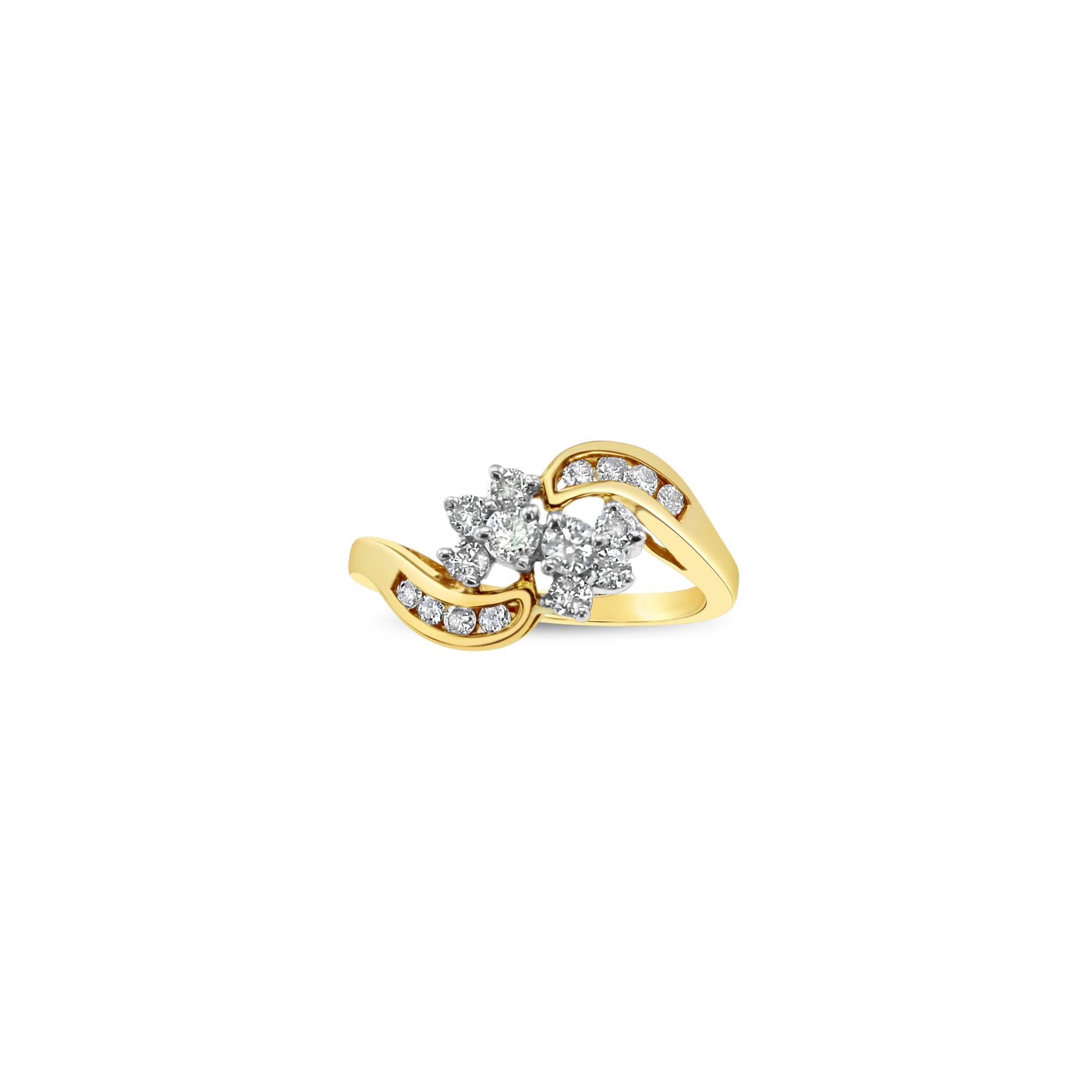 0.5 Carat Diamond Cluster Ring for Women - Elegant Wedding, Engagement & Anniversary Jewelry Gift - Perfect for Proposals, Bridal Sets & Special Occasions
