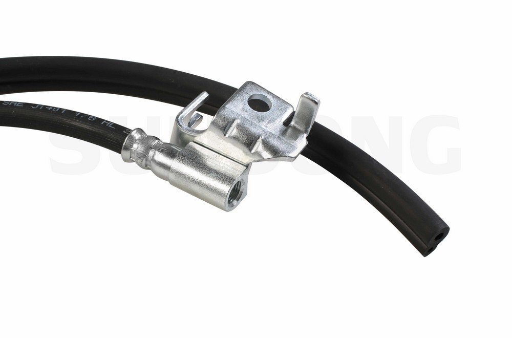 Sunsong 2202988 Brake Hydraulic Hose - High Performance Replacement for Ford, Chevy, Dodge - Durable DOT Approved Brake Line for Trucks & SUVs - Perfect for Off-Roading, Towing & Heavy-Duty Use