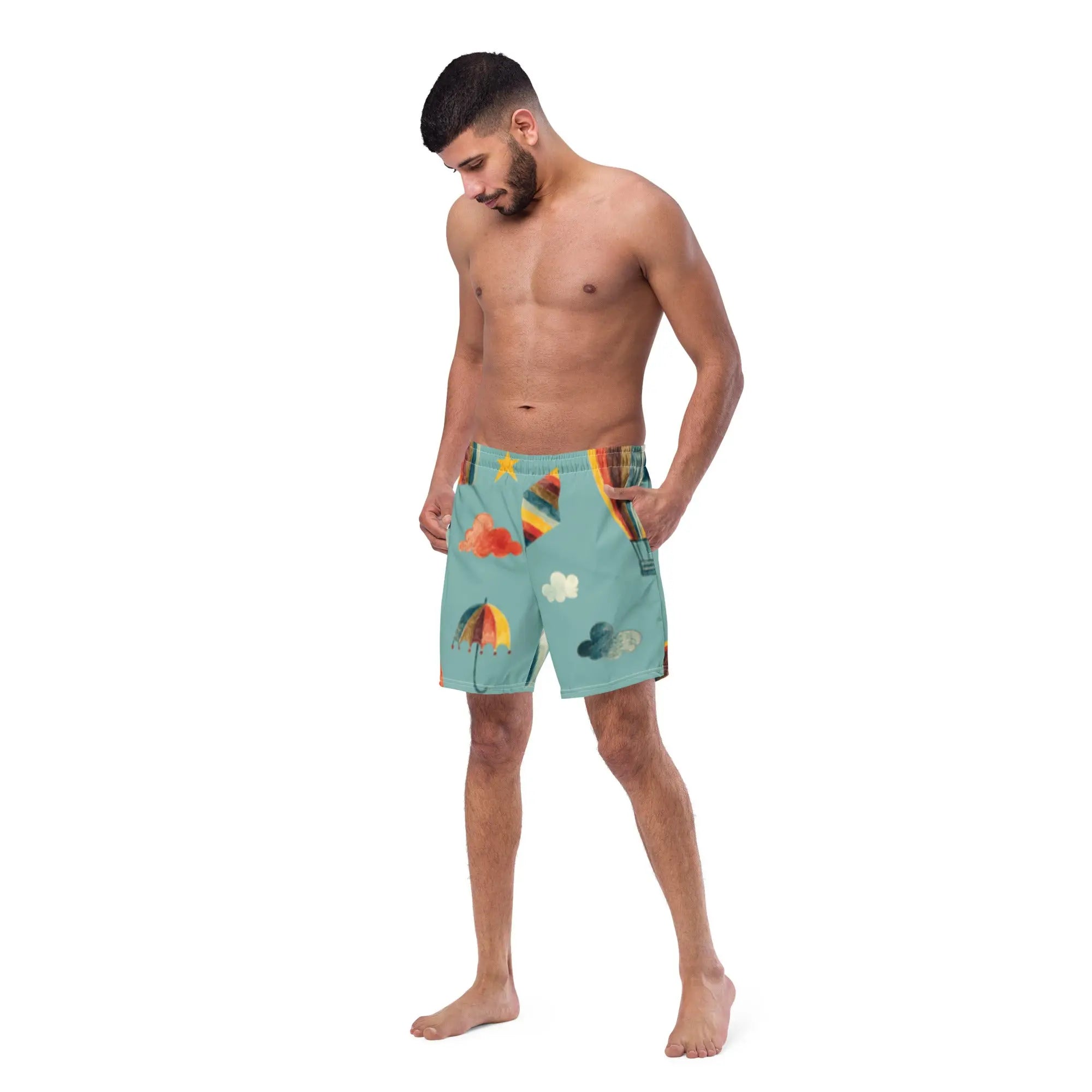 Men's Quick-Dry Swim Shorts for Beach & Pool | Lightweight & Comfortable | Perfect for Swimming, Surfing & Summer Activities