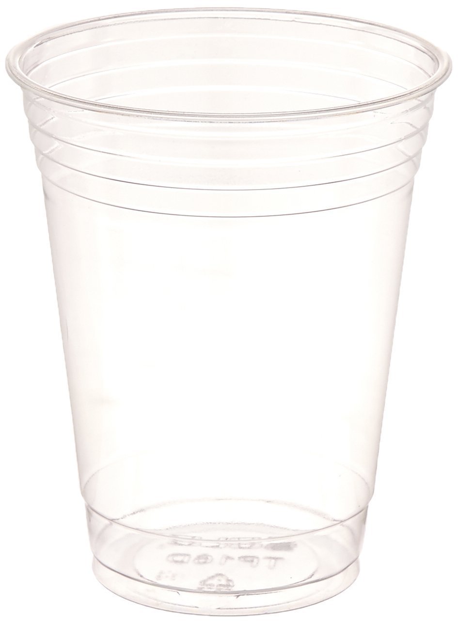 SOLO Cup Company - 100 Pack 16 oz Clear Plastic Party Cups | Disposable Cold Drink Cups for Parties, Picnics, BBQs & Events | BPA-Free Bulk Cups for Beverages