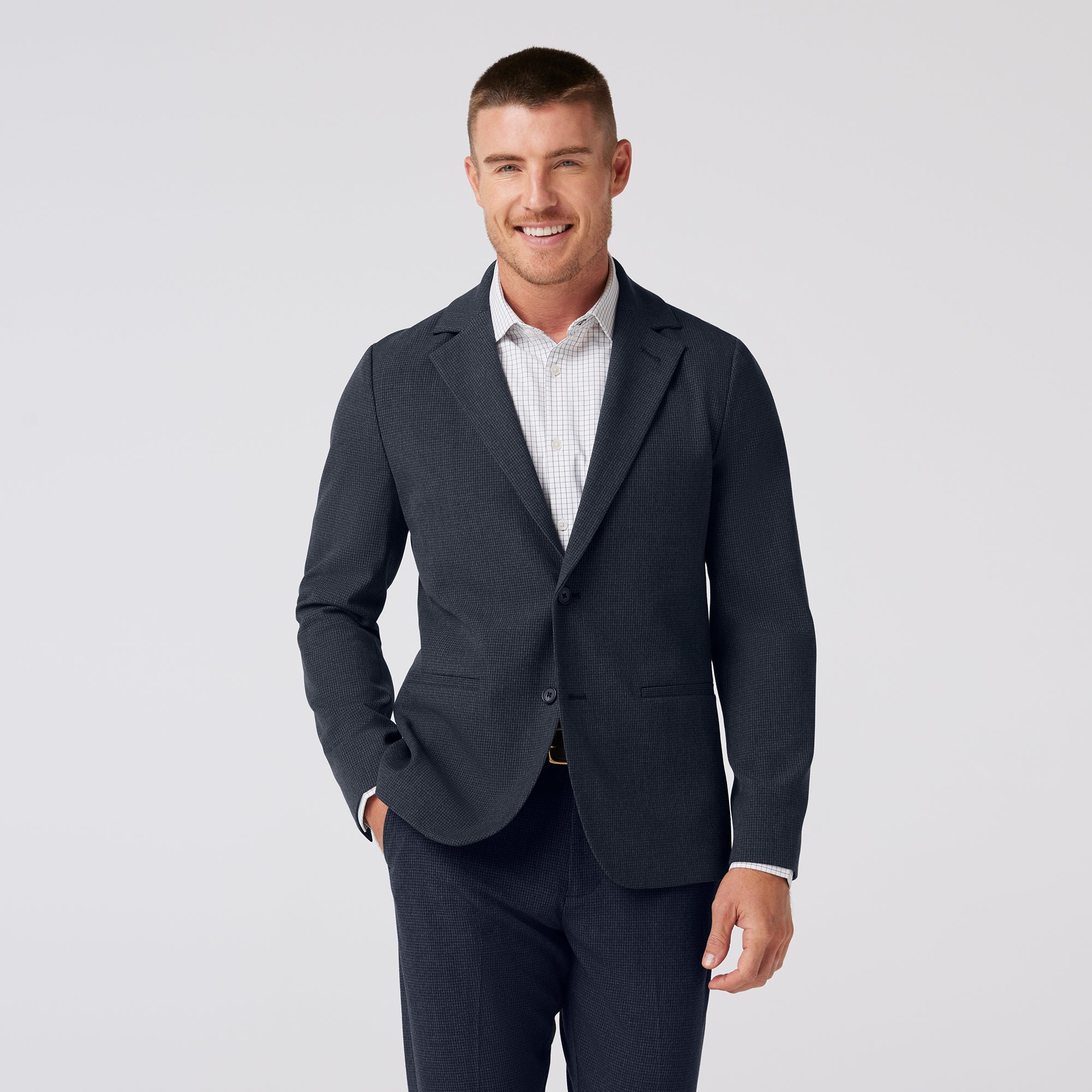 Premium Watson Flannel Suit Jacket for Men - Classic Business & Formal Wear - Perfect for Office, Weddings & Special Occasions