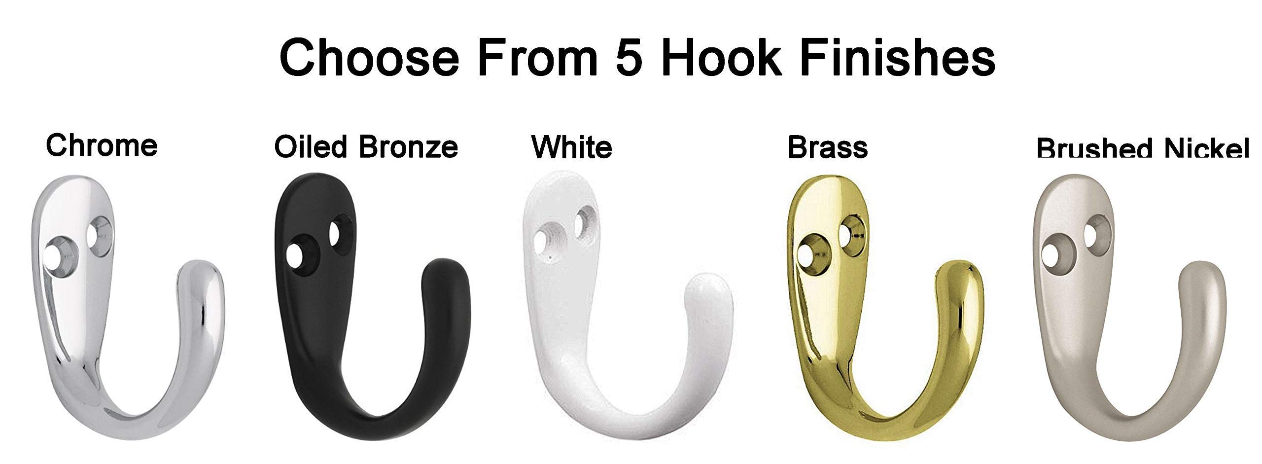 Pike Wall Hooks - 20 Stain Colors | Key Holder & Organizer | Coat, Leash & Purse Hooks | Wall Mount Key Rack in Classic Gray | Perfect for Entryway, Mudroom & Home Organization