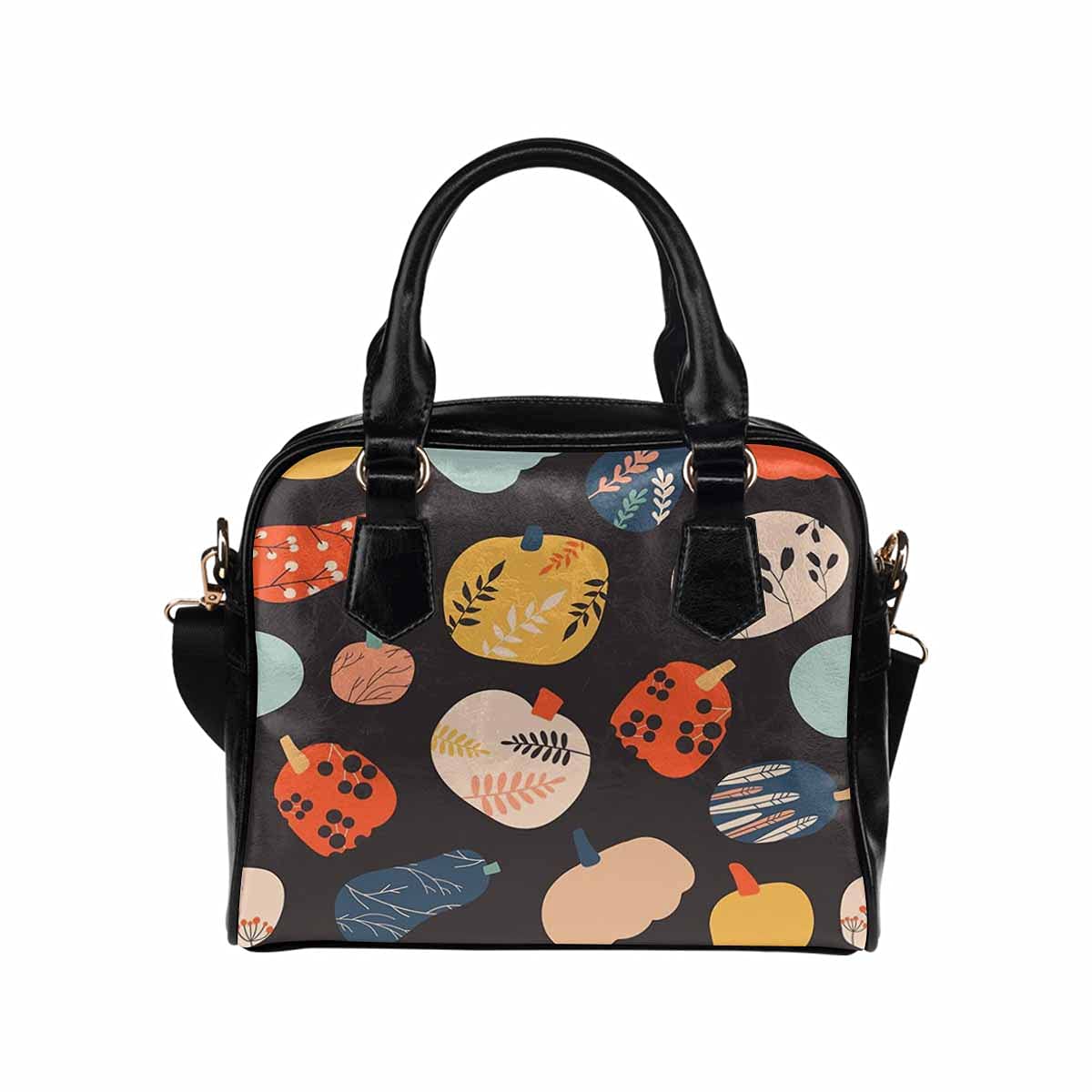 Halloween Pumpkin Tree of Life PU Leather Handbag for Women - Crossbody Shoulder Purse for Girls | Perfect for Trick-or-Treating, Costume Parties & Fall Festivals