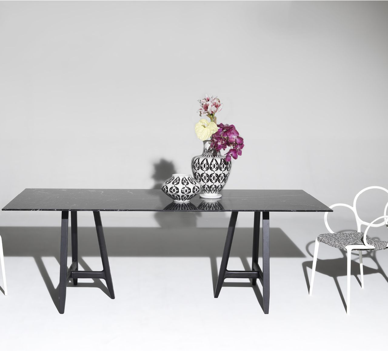 Driade Easel Dining Table - Modern & Stylish Wooden Table for Home, Kitchen, or Restaurant | Perfect for Dining, Entertaining & Small Spaces