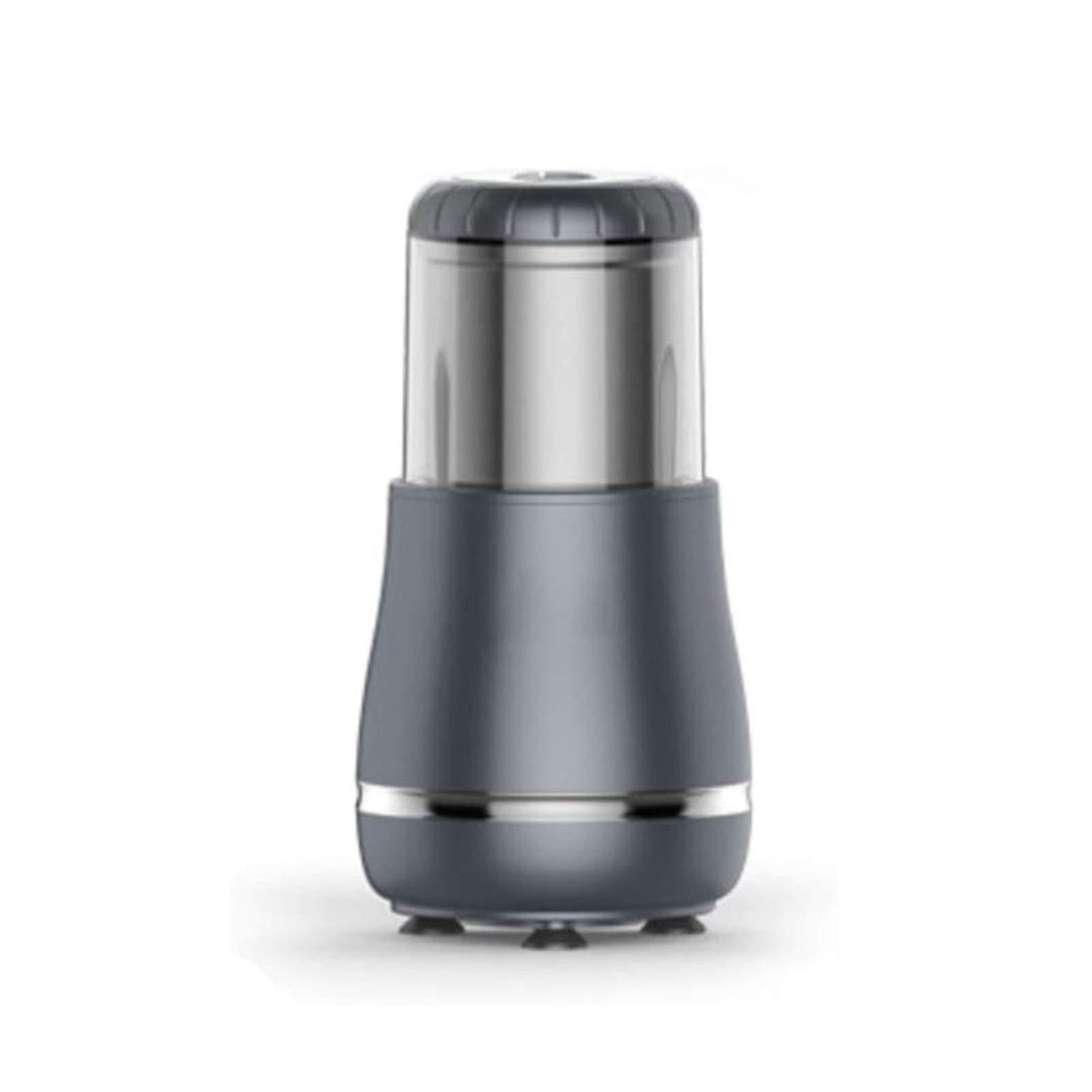 Electric Spice and Coffee Grinder with Detachable Cup - Stainless Steel Blades (SUS304) - Easy to Clean - Perfect for Kitchen, Camping & Travel