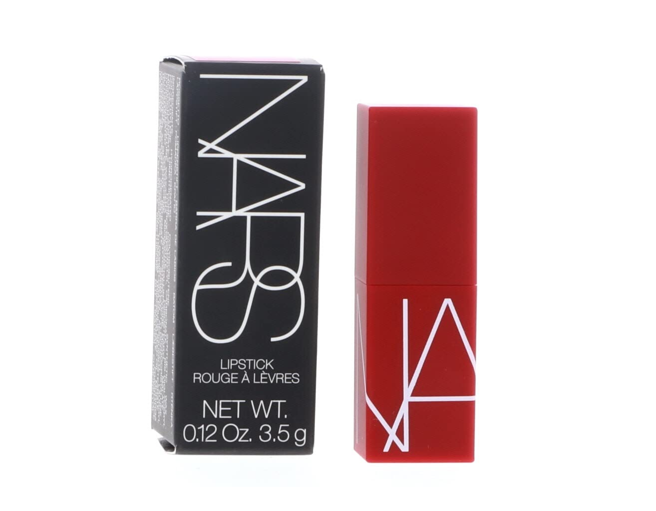 NARS Semi-Matte Lipstick - Jungle Red | Long-Lasting, Highly Pigmented Lip Color for Women | Perfect for Everyday Wear, Date Night & Special Occasions