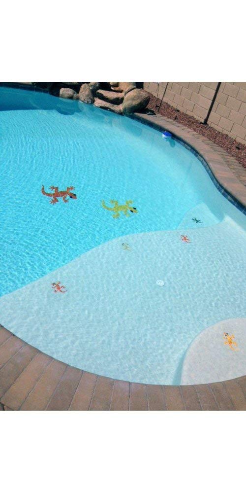 Large Gecko Ceramic Swimming Pool Mosaic Tile - 11