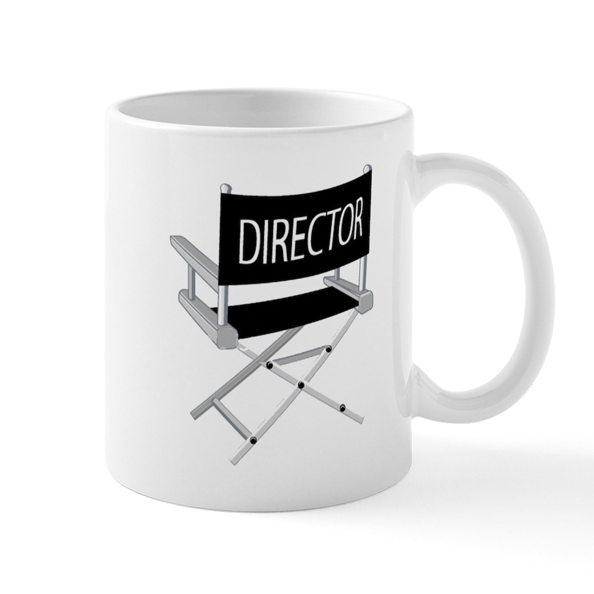 11 oz (325 ml) Ceramic Coffee Mug - Director Seat Design by CafePress | Perfect for Office, Home & Gifts