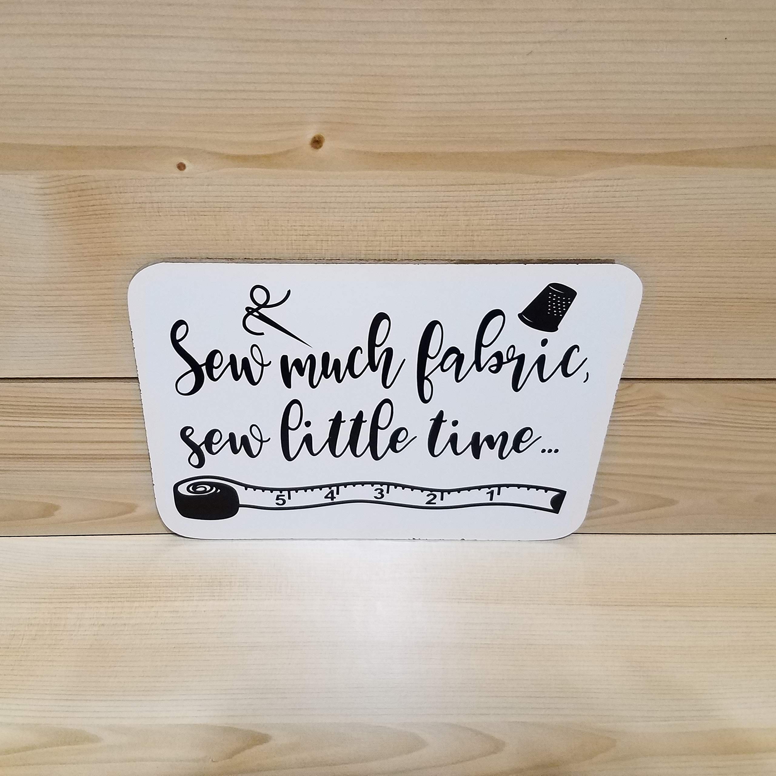 Quilt Sign & Sewing Room Decor - Handmade Fabric Wall Art for Quilters & Sewing Enthusiasts - Perfect for Craft Rooms, Studios & Home Décor