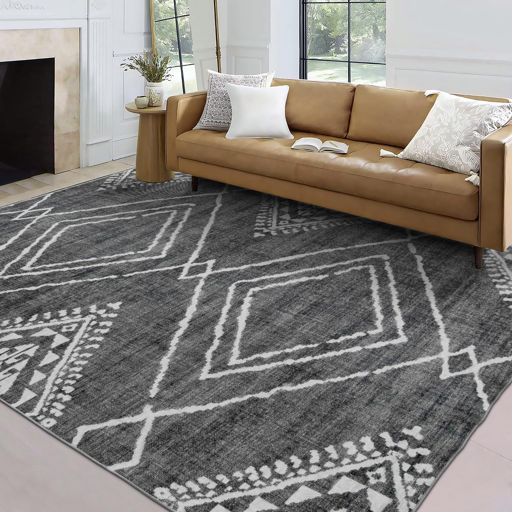 Machine Washable Area Rug 7'6