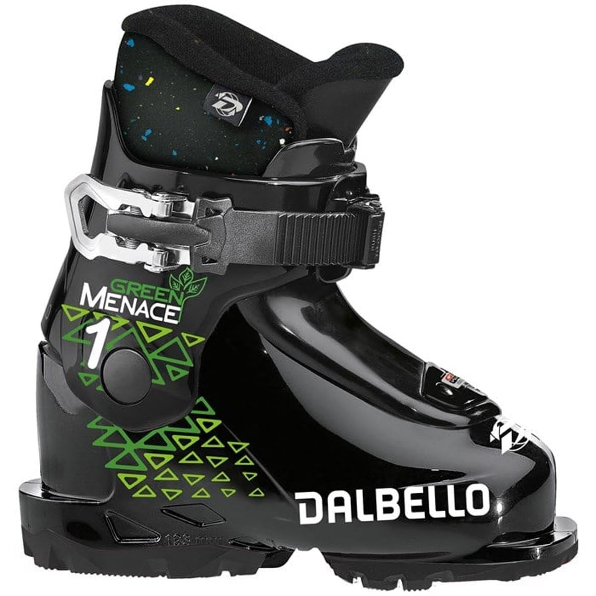 **Dalbello Green Menace 1.0 GW Black/Black 15.5 Ski Boots for Boys & Girls 2024 – Perfect for Alpine Skiing & Snowboarding Adventures**