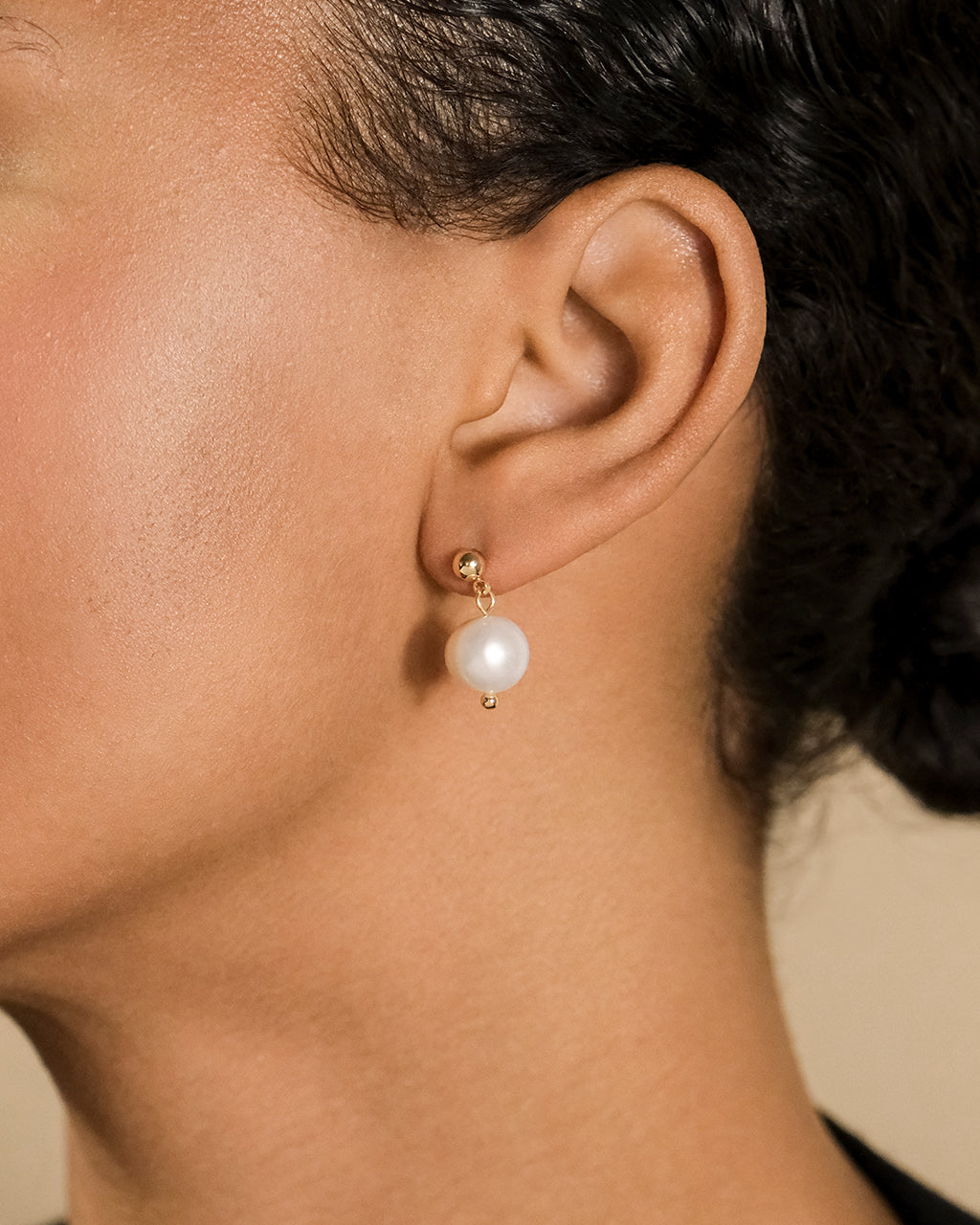 Large Baroque Pearl Drop Stud Earrings - Elegant & Unique Handmade Jewelry for Women - Perfect for Weddings, Parties & Special Occasions