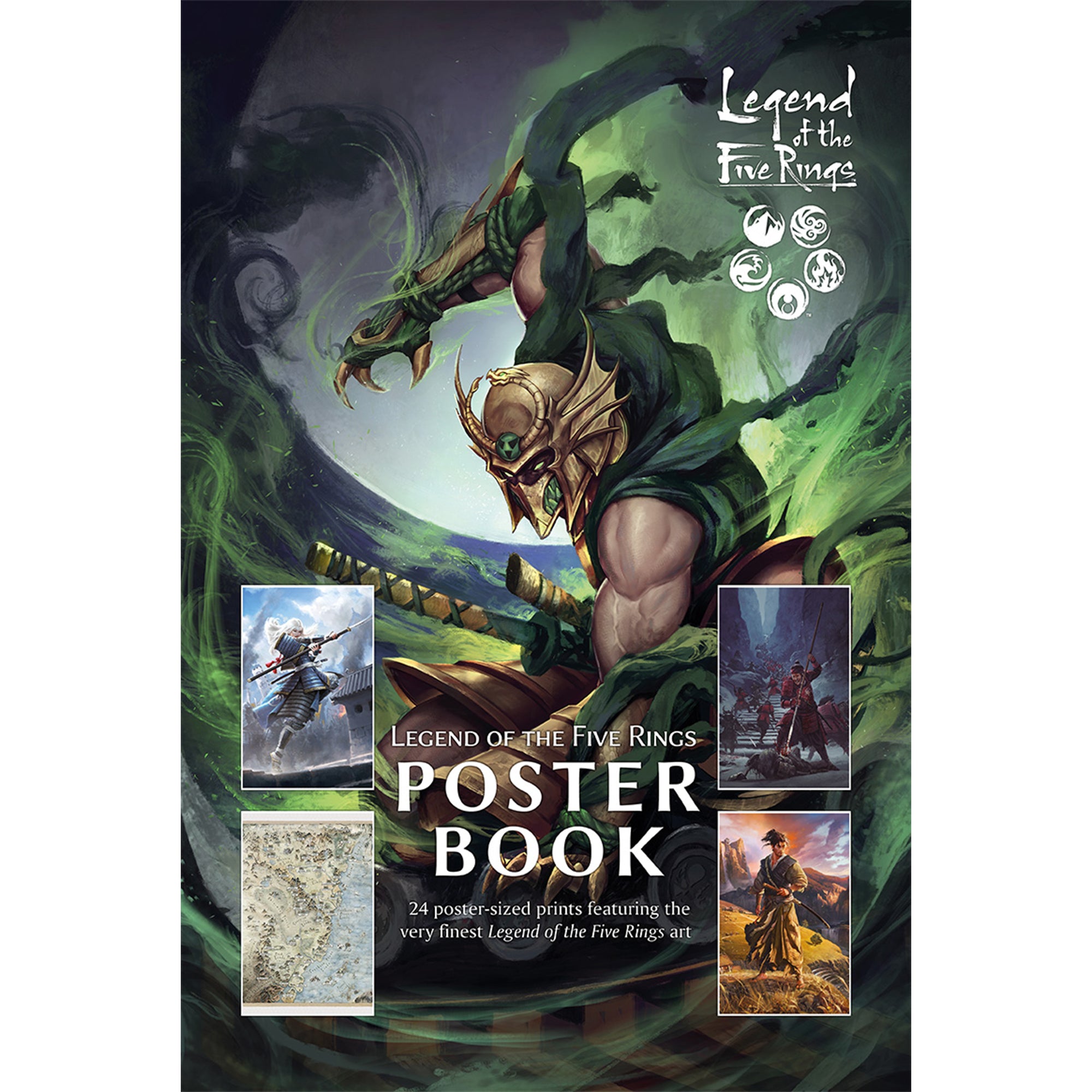 The Legend of the Five Rings Poster Book - Official Art Collection for Fantasy Gaming & Home Decor | Perfect for RPG Fans, Anime Lovers & Wall Art Enthusiasts