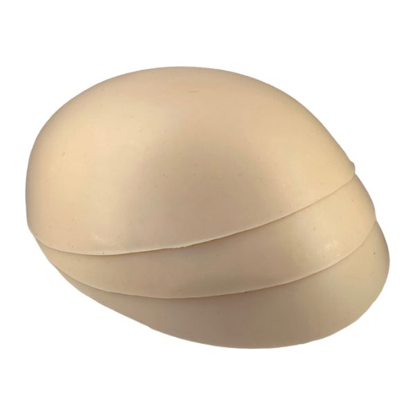 Professional Reel Skin Practice Scalp for Hair Stylists - 2 Realistic Scalp Skins for Barber Training & Hair Extension Practice - Perfect for Salon, Cosmetology School & Home Use