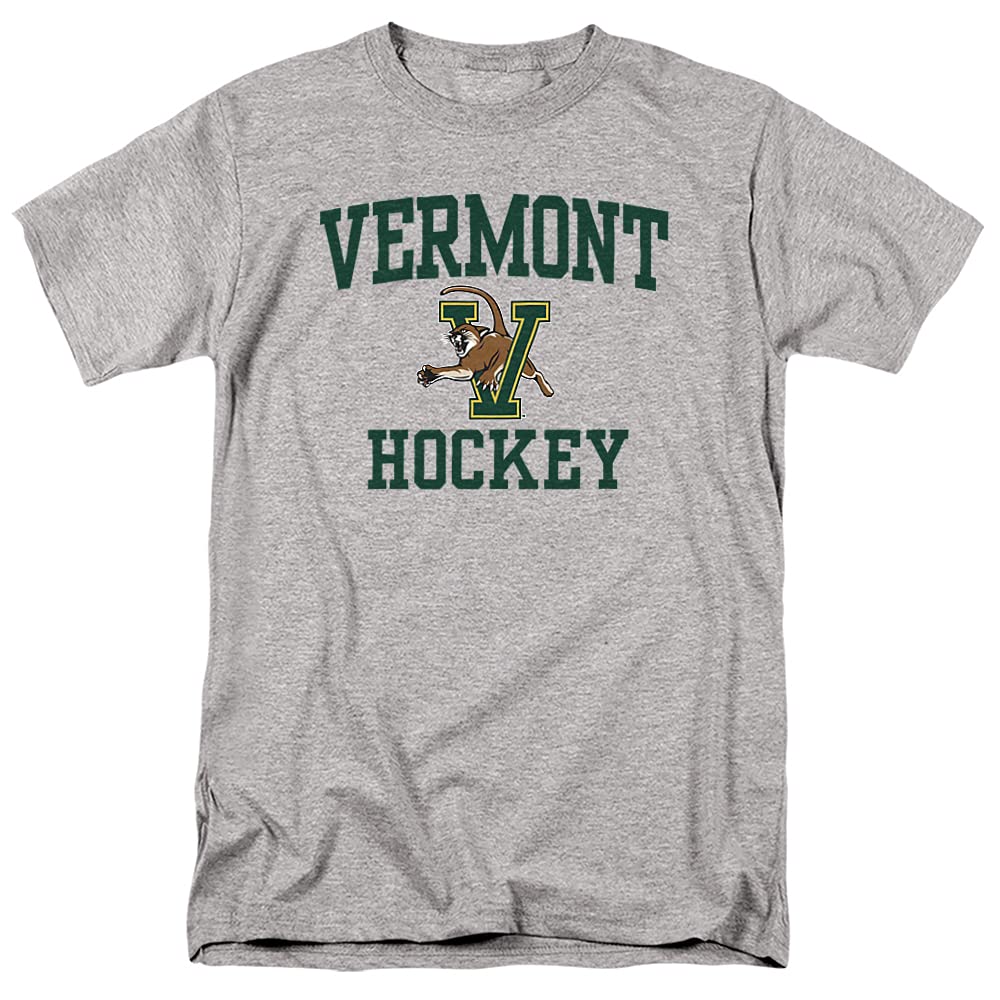 University of Vermont Official Hockey Unisex Adult T-Shirt | UVM Catamounts Fan Apparel | Game Day, College Spirit & Casual Wear