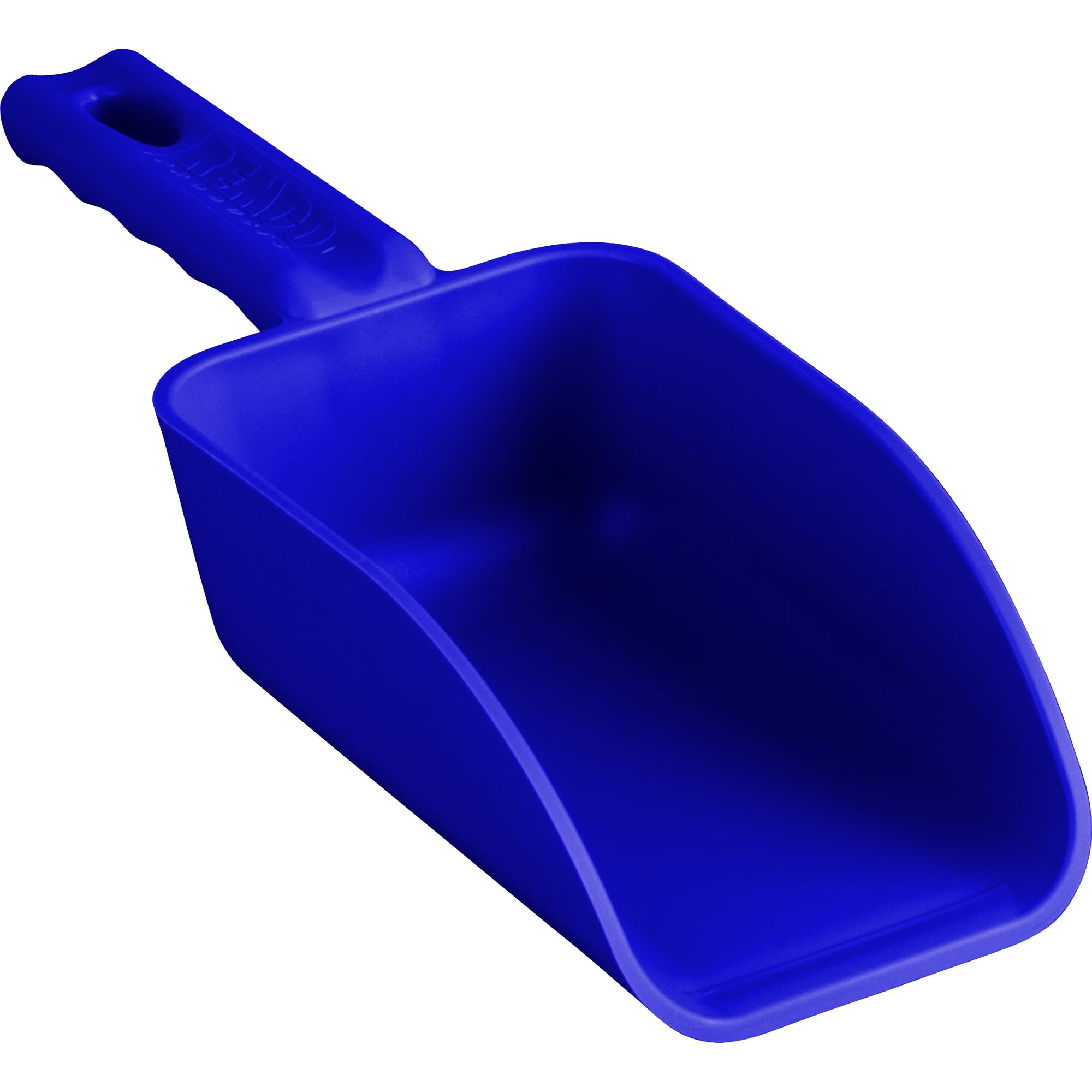 Vikan Remco 63003 BPA-Free 16 oz Blue Plastic Hand Scoop - Food Safe Kitchen Utensil for Restaurants, Catering & Home Use - Ideal for Measuring Flour, Sugar, Coffee & Bulk Foods