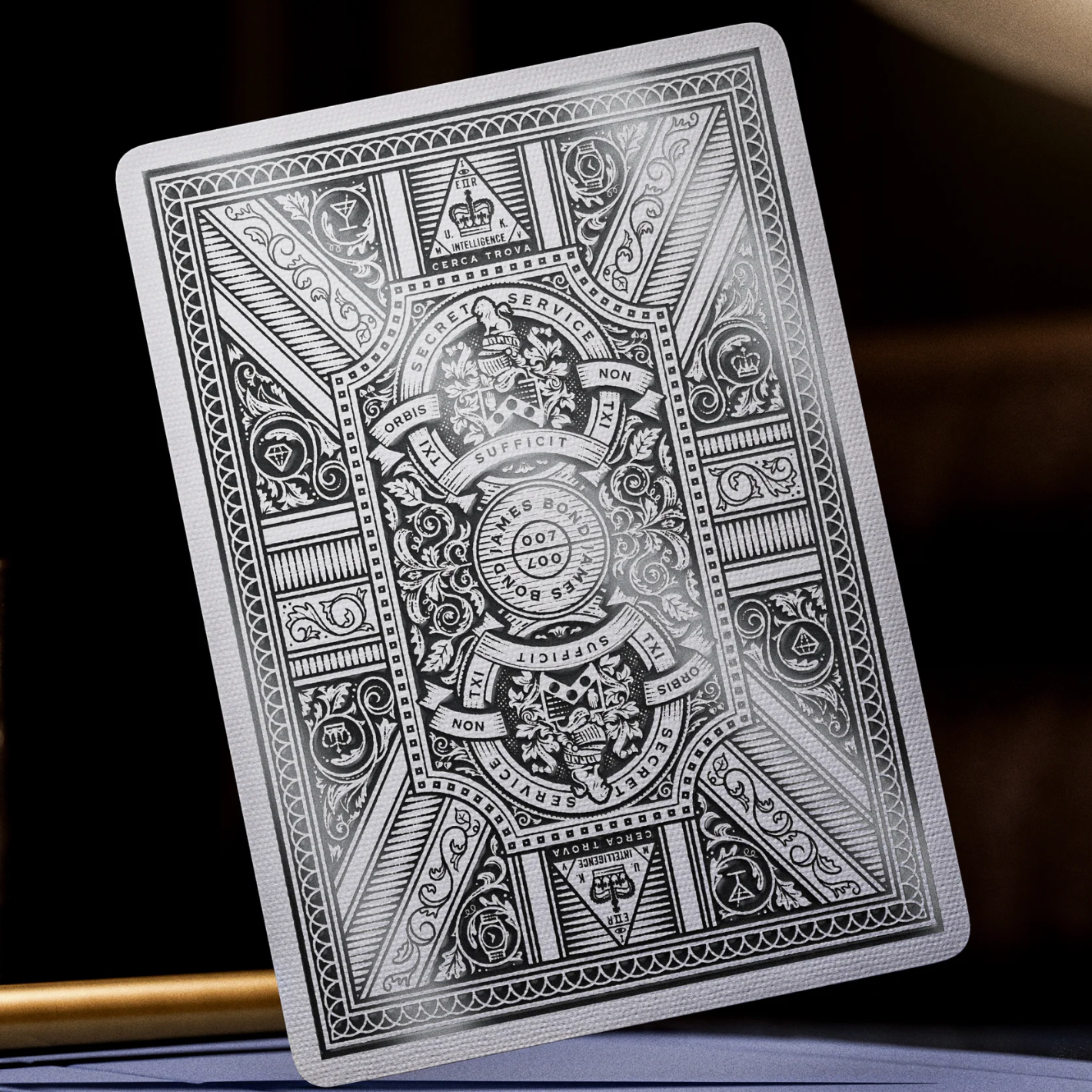 James Bond Silver Edition Playing Cards - Premium Casino Quality, Gift for Poker & Blackjack Lovers - Perfect for Game Nights, Parties & Collectors