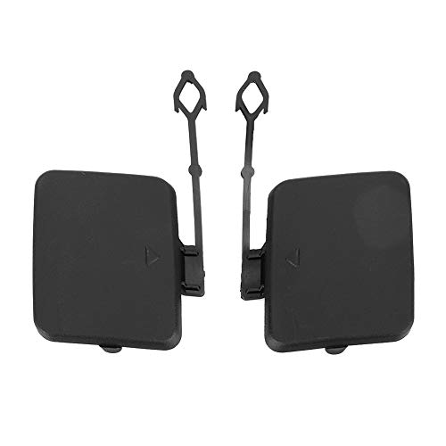 Pair of Rear Tow Hook Covers for BMW X5 E70 (2006-2013) - Genuine Fit Replacement Part #51 12 7 158 448 - Perfect for Off-Road Protection & Bumper Repair
