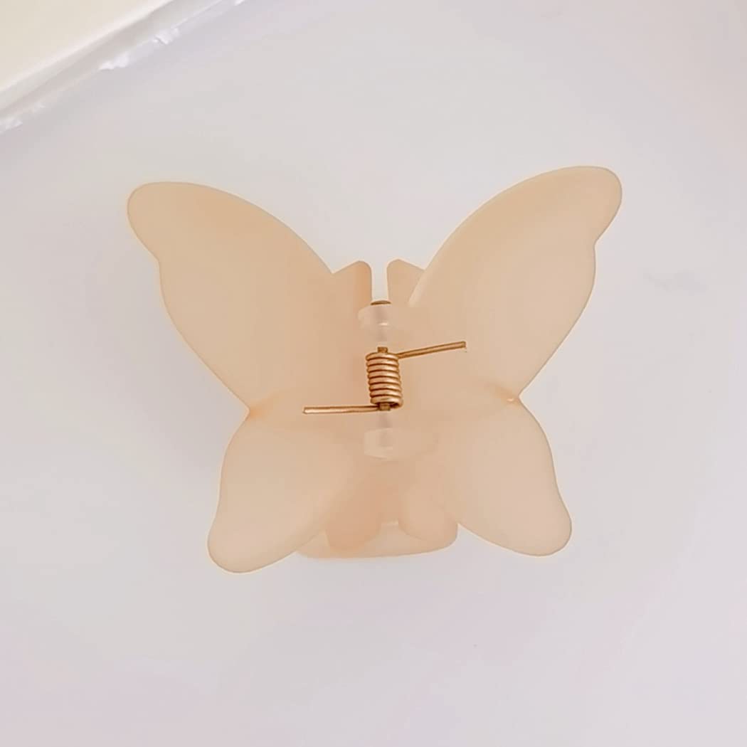 SalLady Matte Hair Claw Clips 6PCS - Non-Slip Butterfly Hair Clips for Women & Girls, Strong Hold Hair Accessories for Ponytail, Bun & Updo Hairstyles