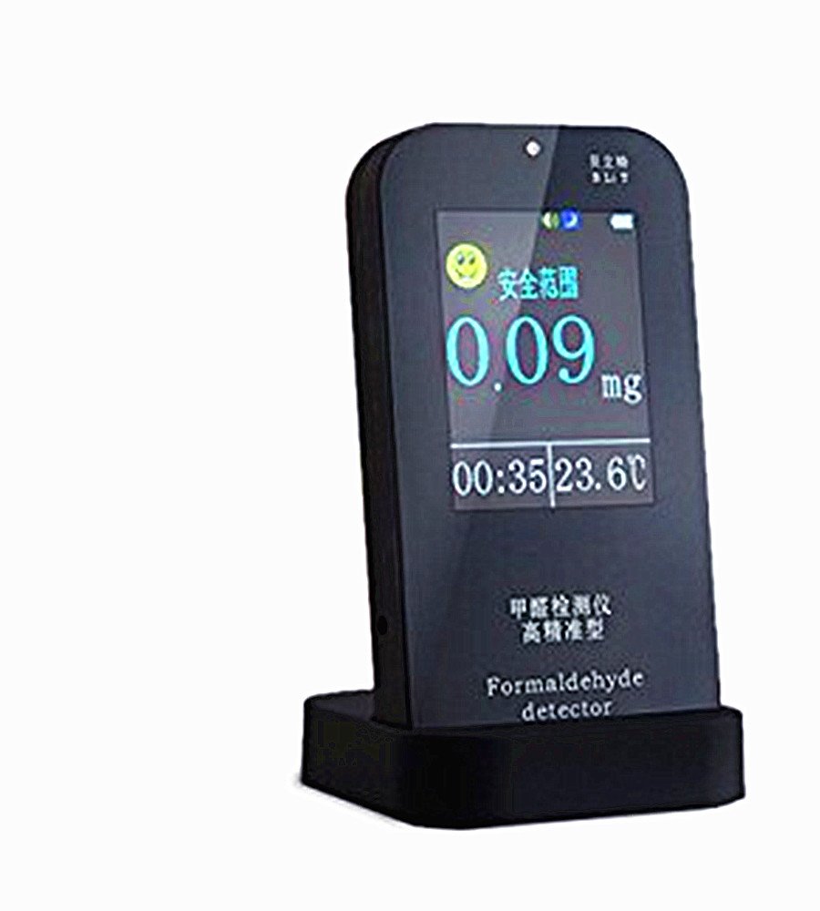 JQ10 Portable Formaldehyde Detector - Accurate Air Quality Tester (0-3mg/m³) for Home, Office & Car - Indoor Air Pollution Monitor for Safety & Health Protection