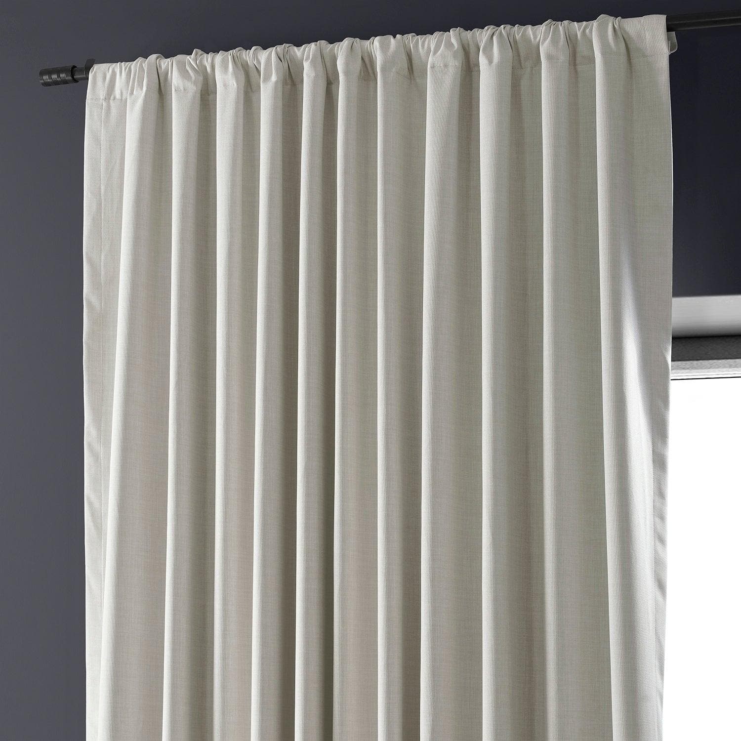 Premium Blackout Curtains for Bedroom - Extra Wide Thermal Insulated Linen Drapes in Warm White - Perfect for Hotels, Home Theater & Light-Sensitive Sleepers