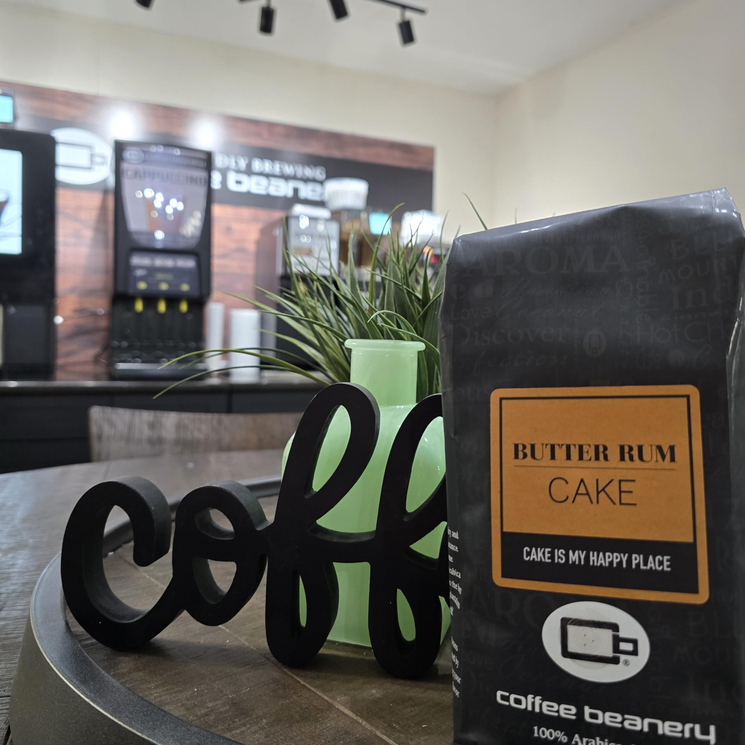 Premium Butter Rum Cake Flavored Arabica Coffee - Medium Roast Ground Coffee for Drip Brewers (12oz Bag) - Perfect for Breakfast, Dessert Pairing & Cozy Evenings