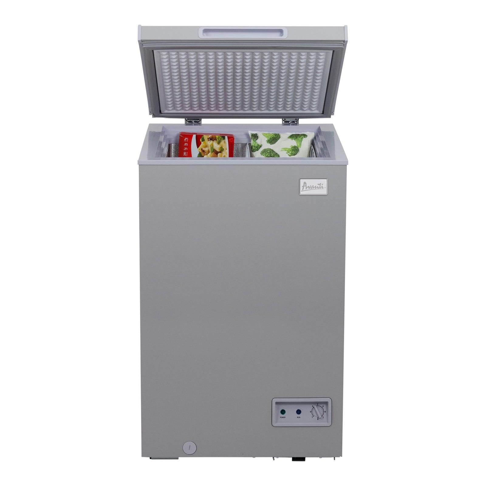 Avanti CF35F2G 3.5 Cu. Ft. Platinum Garage Ready Chest Freezer - Perfect for Home, Basement, Garage & Outdoor Use