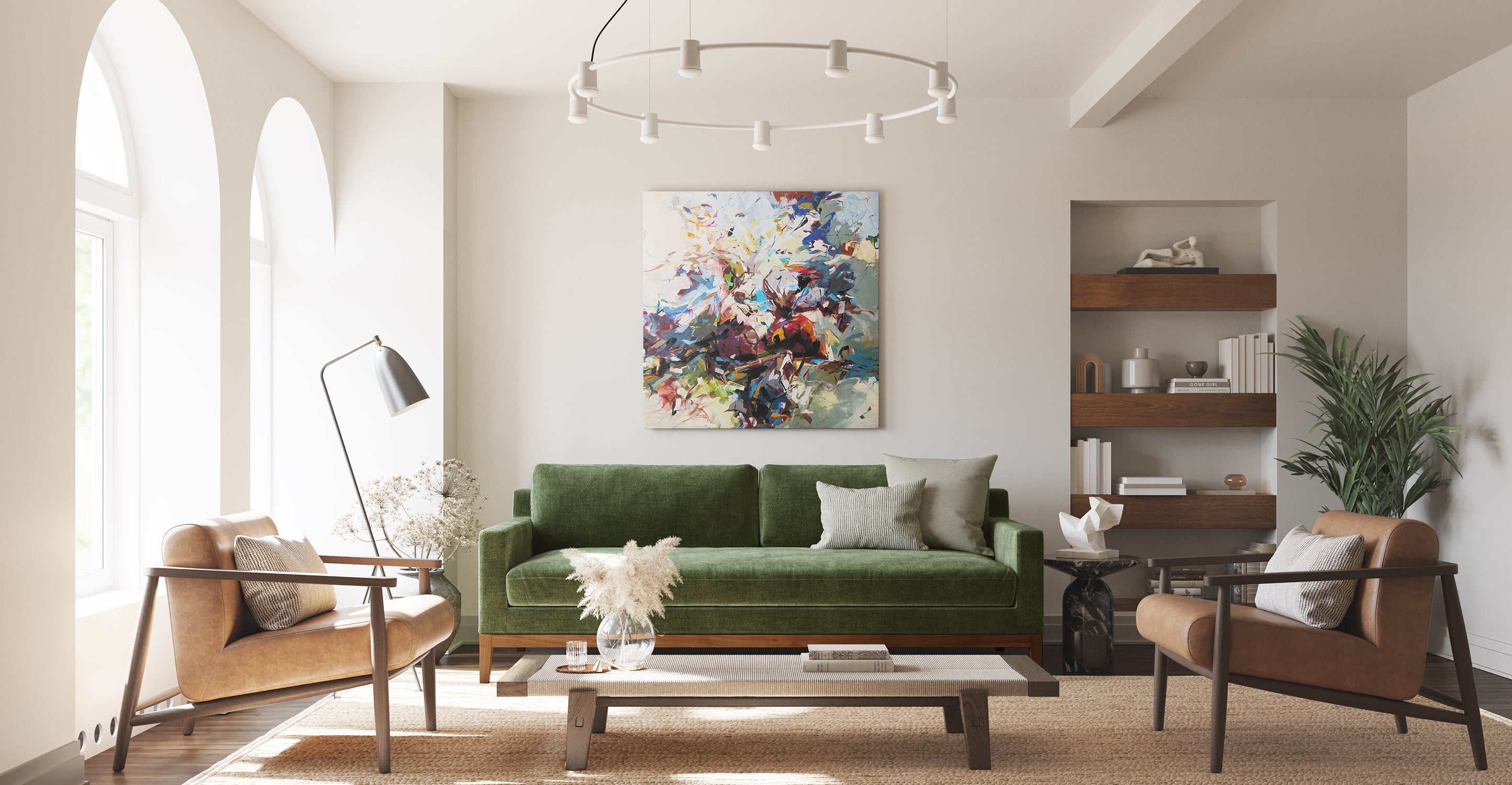 Wells End Table - Modern Side Table for Living Room, Bedroom & Office - Perfect for Lamps, Books & Decor