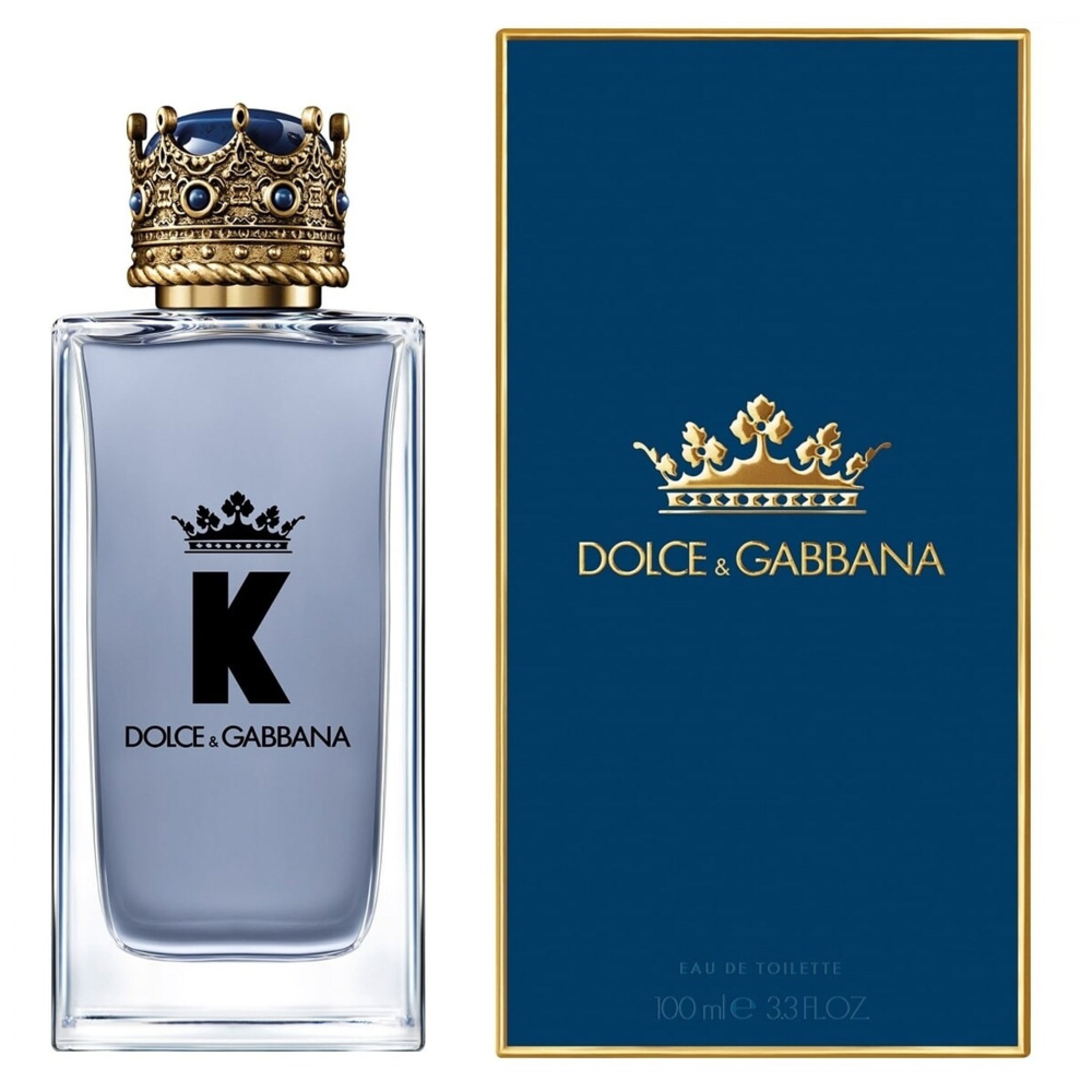 Dolce & Gabbana King Eau de Toilette Spray for Men - Fresh Citrus & Spicy Scent, Long-Lasting Fragrance for Date Night, Office & Special Occasions