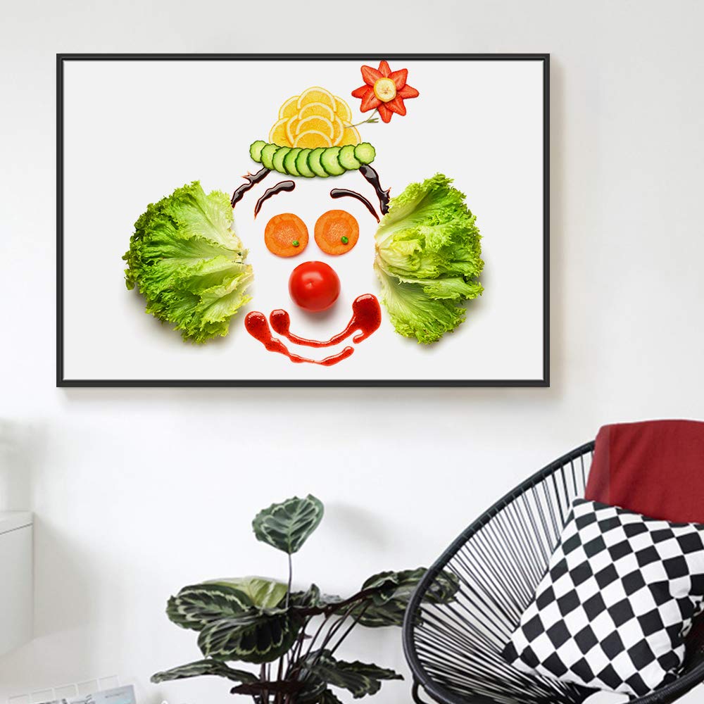 16x24 Inches Framed Canvas Wall Art - Fruit Prints for Living Room, Bedroom & Home Decor - Ready to Hang - Perfect for Housewarming Gifts & Modern Interior Design