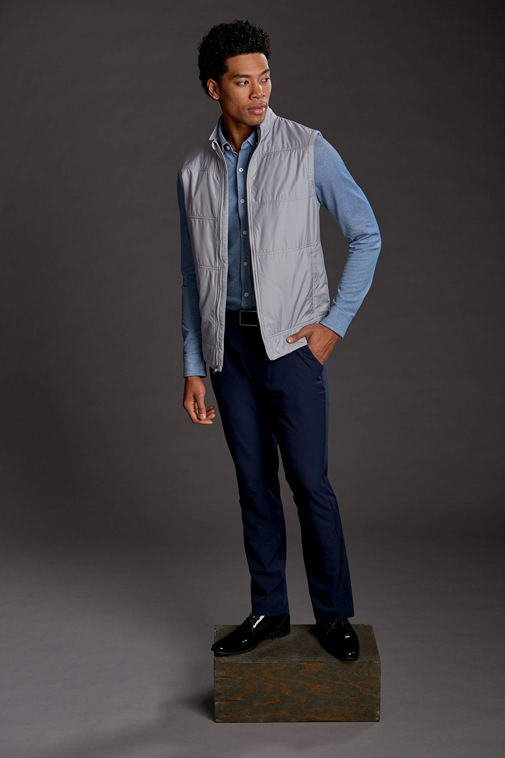 Cutter & Buck Men's Long Sleeve Cotton-Blend Knit Oxford Shirt - Comfortable Business Casual Wear for Office & Outdoor Activities