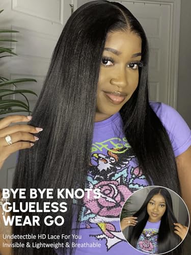 Bye Bye Knots Put On and Go Glueless Wig Pre Cut Lace