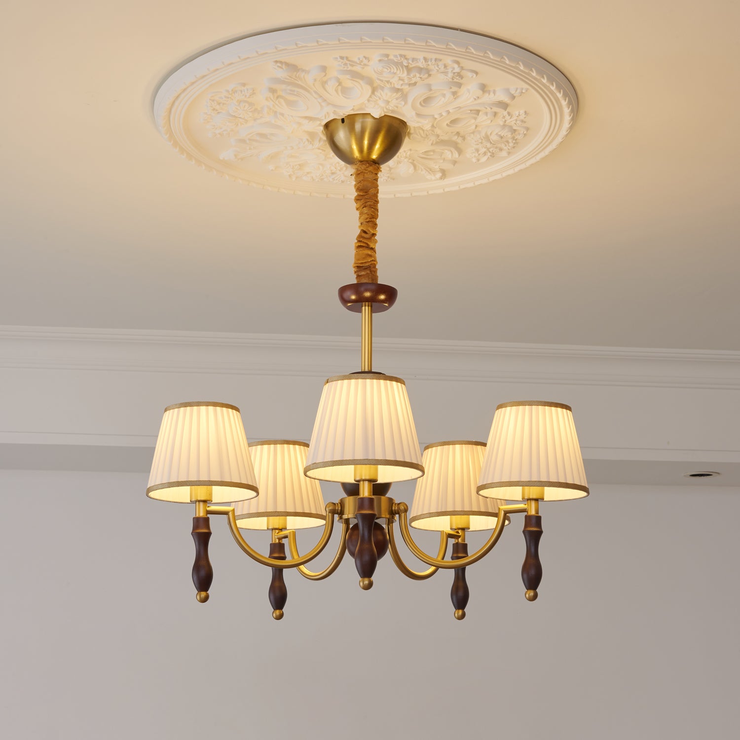 Elegant Majestic Veil Chandelier - Crystal Ceiling Light Fixture for Dining Room, Bedroom & Living Room Decor | Dimmable Modern Chandelier Lighting for Home & Wedding