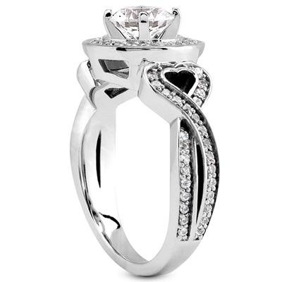 1.99 ct TW Round Diamond Engagement Ring & Matching Wedding Band Set in 18K White Gold - Perfect for Proposals, Anniversaries & Bridal Jewelry