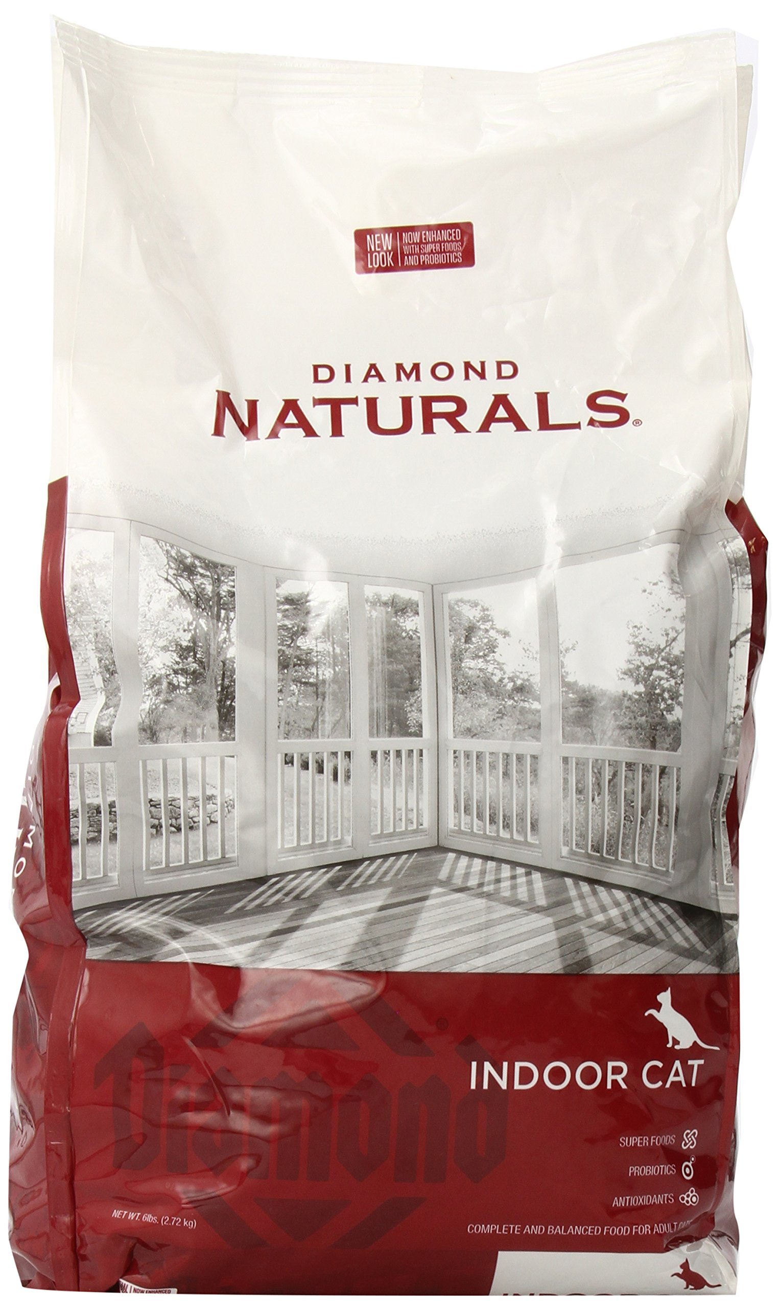 Premium Diamond Naturals Dry Cat Food - Cage-Free Chicken Protein, Antioxidants & Probiotics for Immune & Digestive Health - 6lb Bag - Ideal for Indoor Cats & Sensitive Stomachs