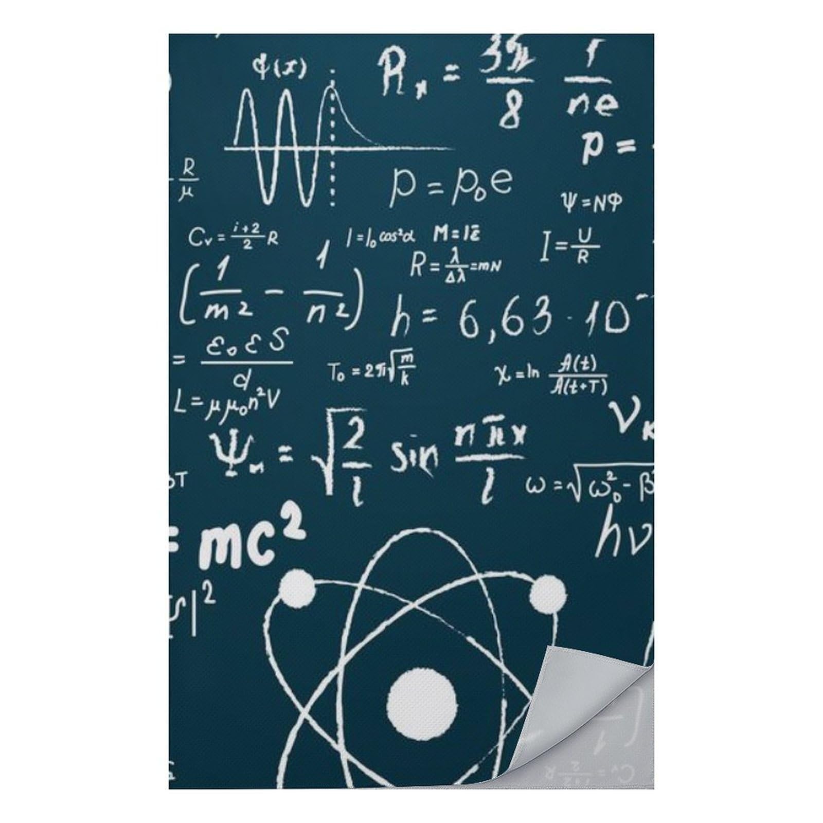 Physical Mathematics Science Formula Quick Dry Towel - Super Absorbent Bath & Beach Towels, Soft Washcloths for Gym, Pool, Travel & Home Use