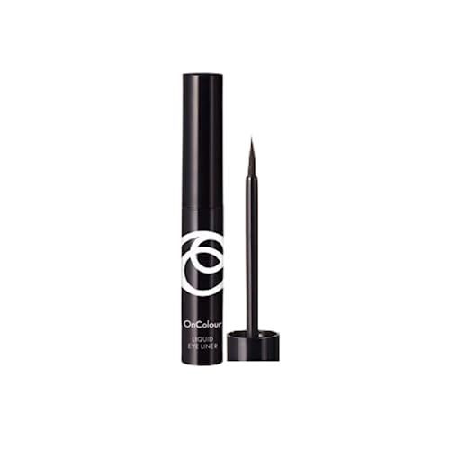 OnColour Liquid Eyeliner - Waterproof & Smudge-Proof Black Eyeliner for Long-Lasting Makeup - Perfect for Daily Wear, Parties & Special Occasions