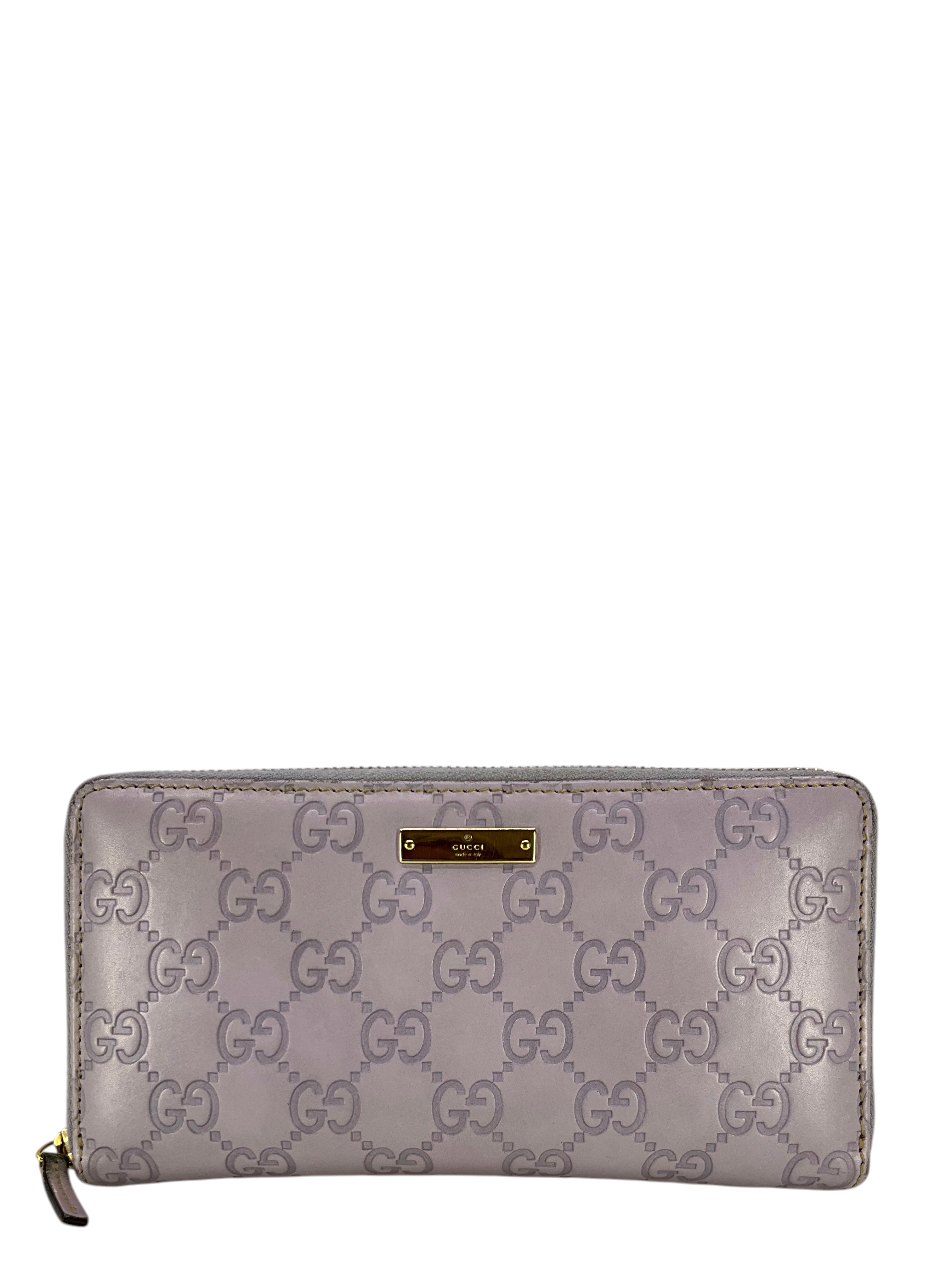 Gucci Guccissima Leather Continental Wallet for Men - Slim Bifold Wallet with RFID Protection - Luxury Designer Wallet for Business, Travel & Everyday Use
