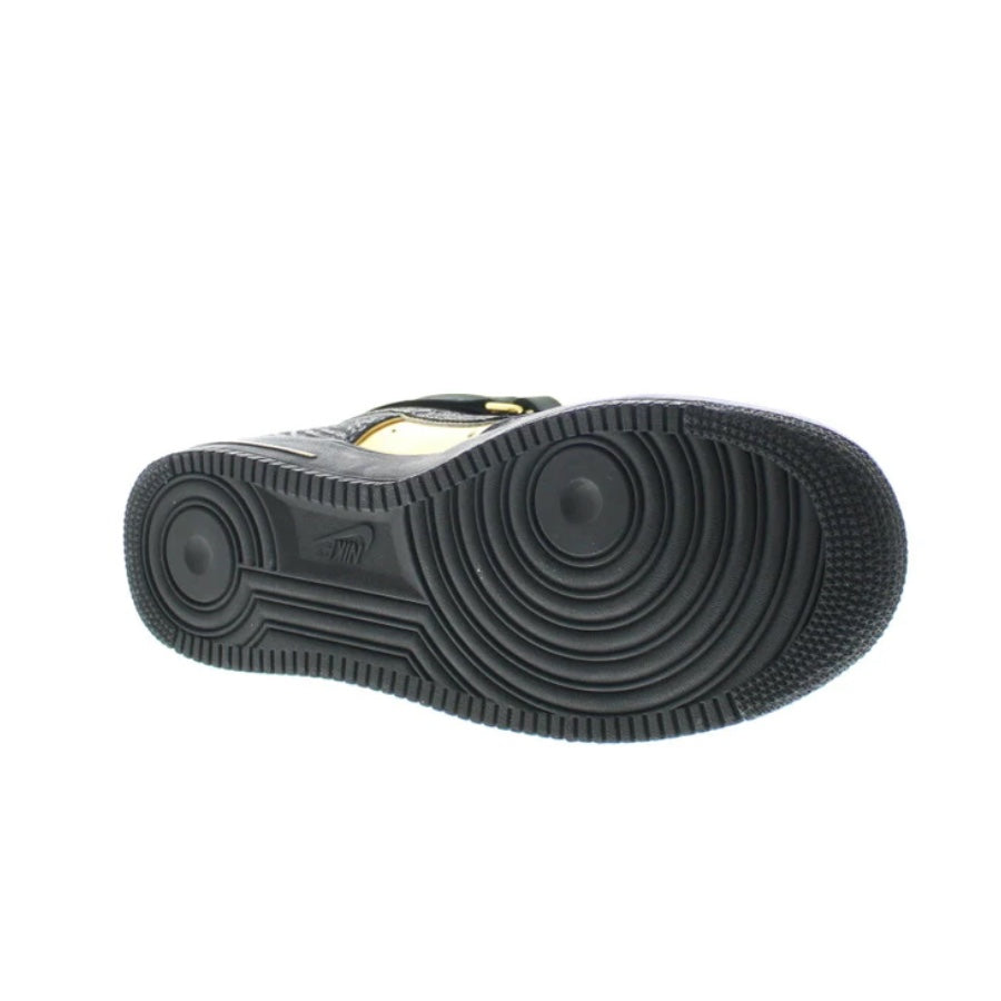 Nike Air Force 1 High Nitro Microphone Sneakers - Black & Metallic Gold Basketball Shoes for Men - Perfect for Streetwear, Hip Hop Fashion & Urban Lifestyle