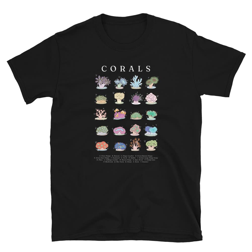 Coral Reef T-Shirt - Funny Saltwater Aquarium Shirt for Marine Biologists & Fish Tank Enthusiasts | Perfect Gift for Aquarists & Ocean Lovers | Wear to Beach, Aquarium Visits & Marine Conservation Events