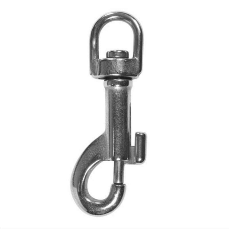 Stainless Steel Swivel Eye Bolt Snap - Heavy Duty Marine & Industrial Hardware for Boating, Construction & Rigging