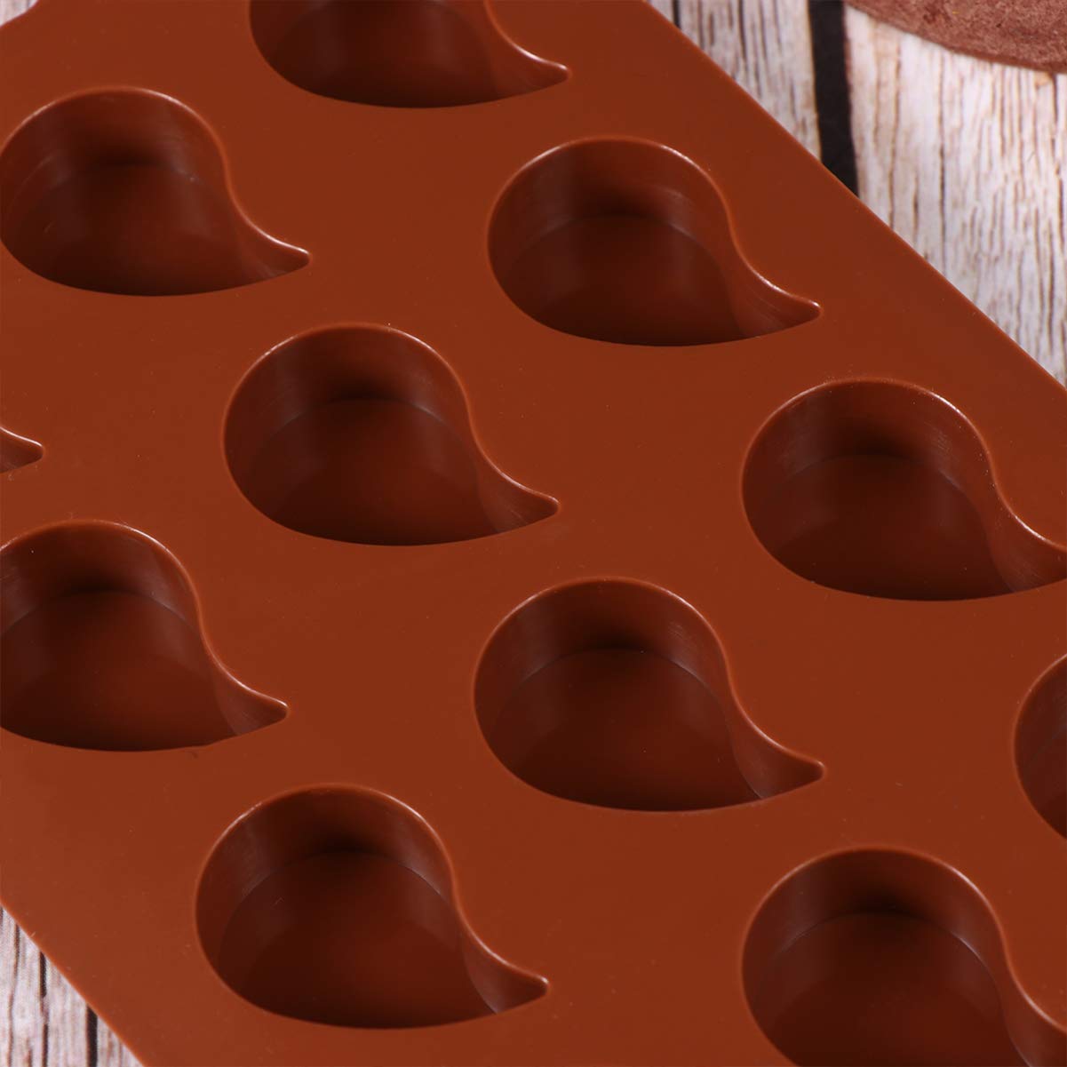 Cabilock 2-Piece Silicone Clay & Candy Mold Set - Chocolate, Gummy, Soap, Crayon Molds - Reusable Baking Ice Cube Tray for DIY Candies, Jelly, Polymer Clay - Perfect for Festivals, Home Baking & Kids Crafts